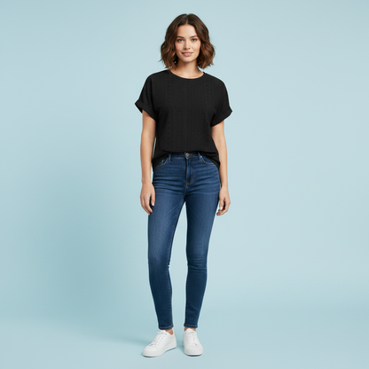 Bella | T-Shirt Donna Elegante e Comoda in Cotone