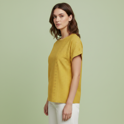 Bella | T-Shirt Donna Elegante e Comoda in Cotone