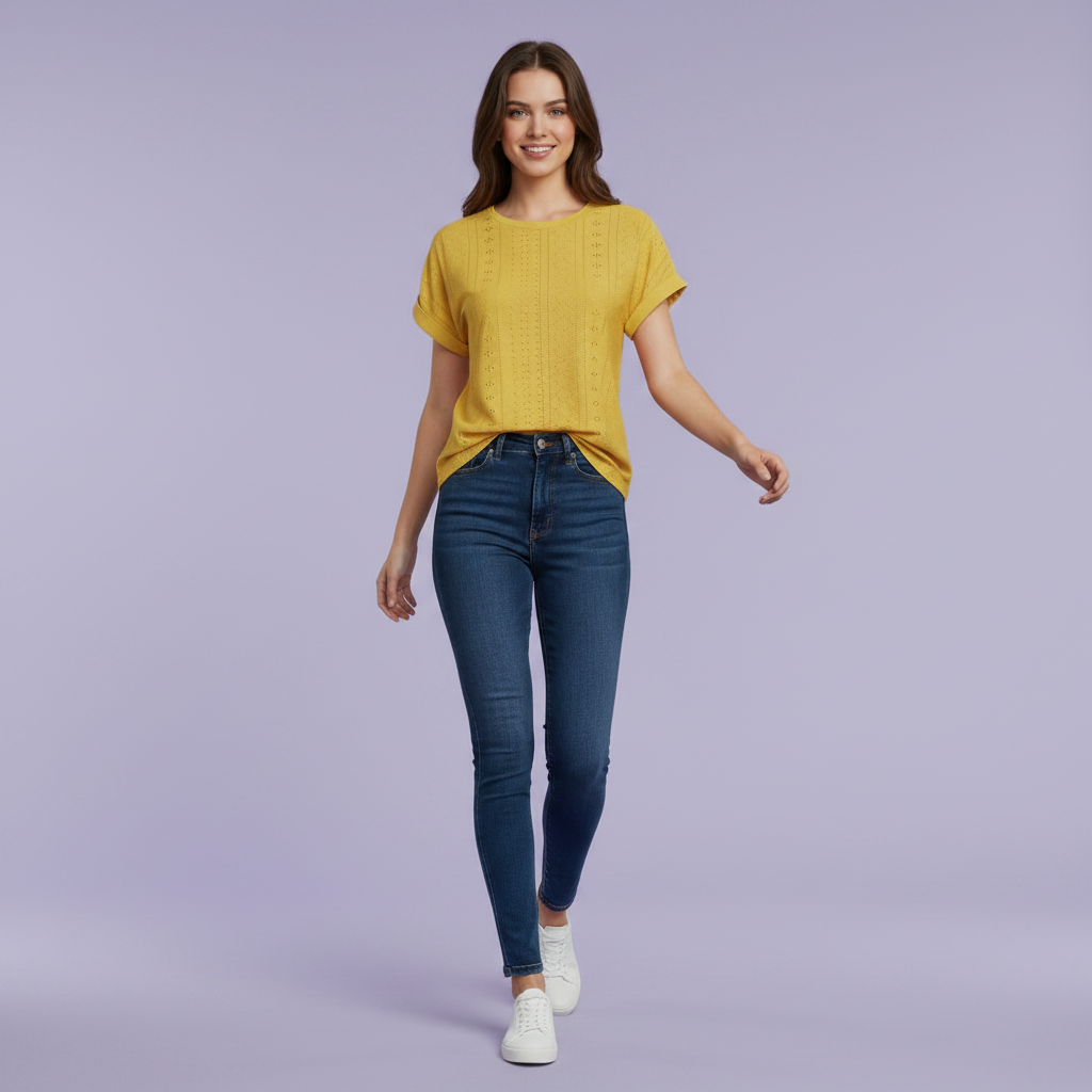 Bella | T-Shirt Donna Elegante e Comoda in Cotone