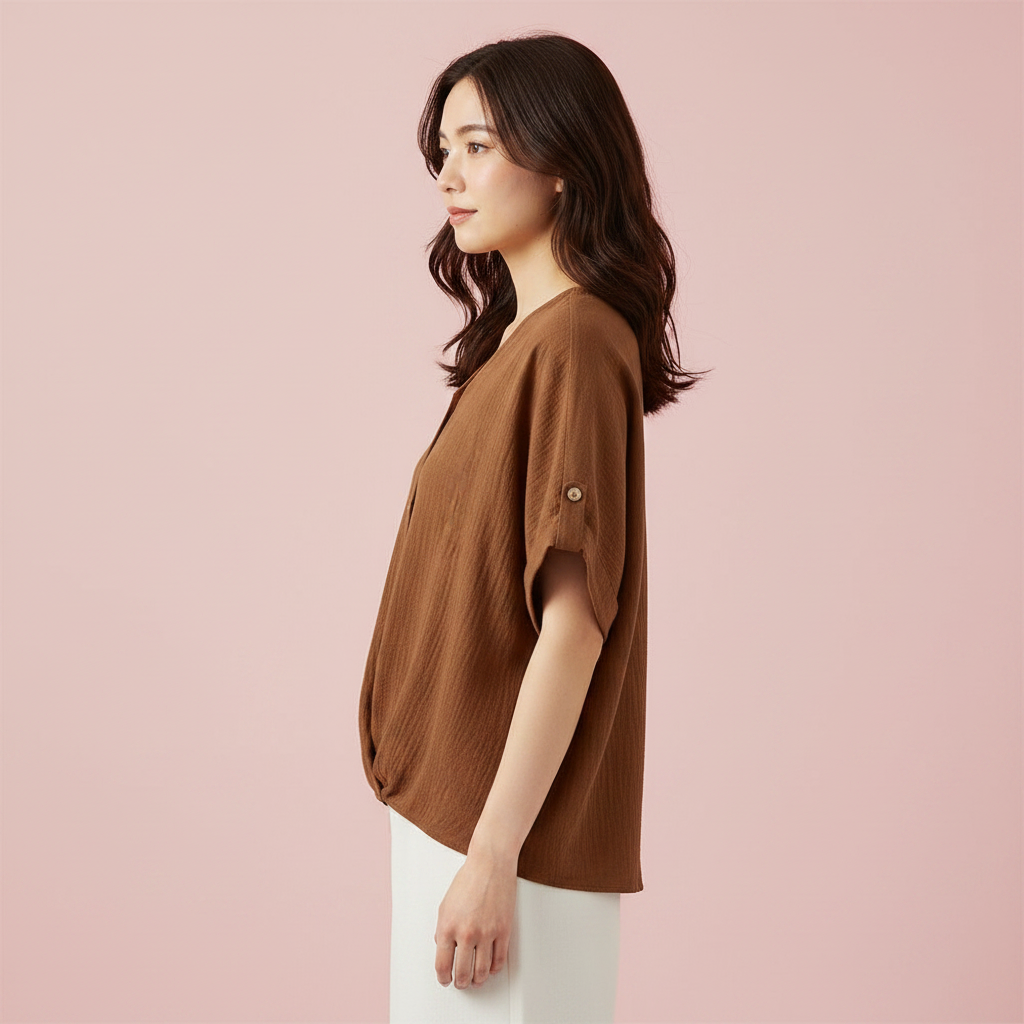 Camicetta Elegante da Donna | Top con Scollo a V in Cotone