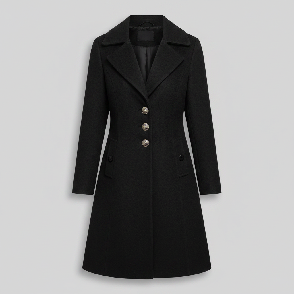 Cappotto Elegante da Donna | Cappotto in Misto Lana
