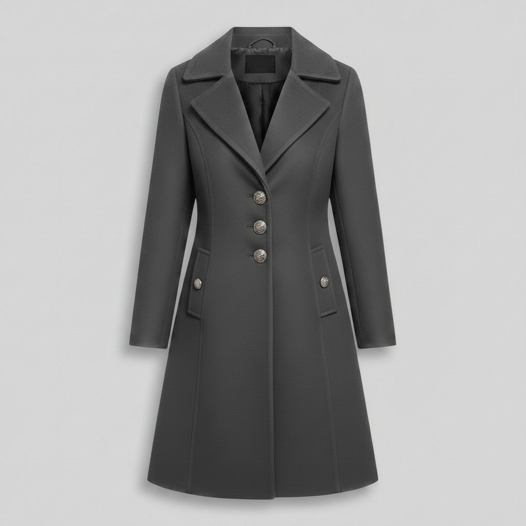 Cappotto Elegante da Donna | Cappotto in Misto Lana