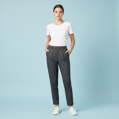 Pantaloni Eleganti Donna Bianca | Moda Femminile