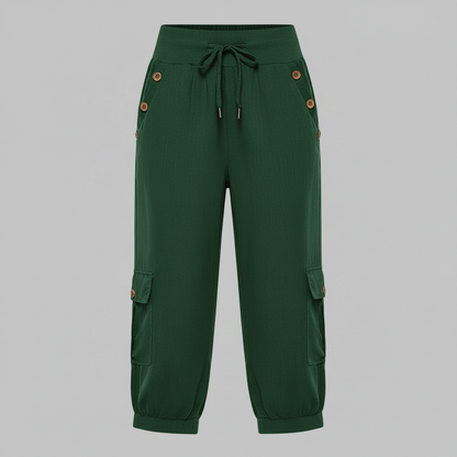 Pantaloni Jana | Pantaloni Donna Casual con Polsini Elastici