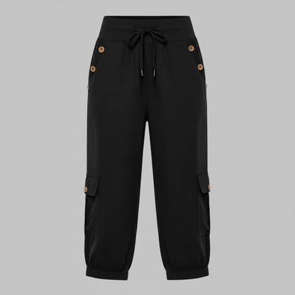 Pantaloni Jana | Pantaloni Donna Casual con Polsini Elastici