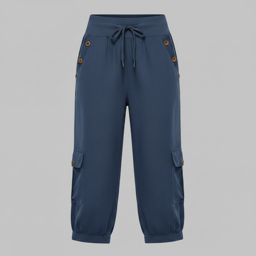 Pantaloni Jana | Pantaloni Donna Casual con Polsini Elastici