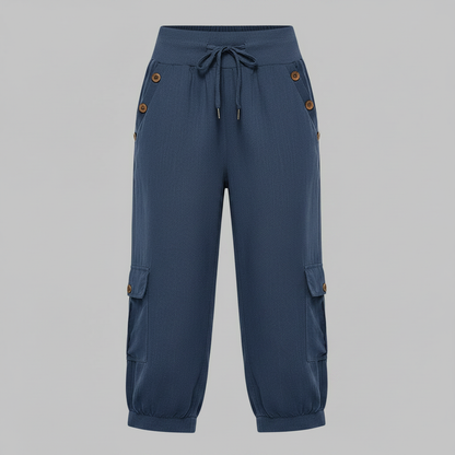 Pantaloni Jana | Pantaloni Donna Casual con Polsini Elastici