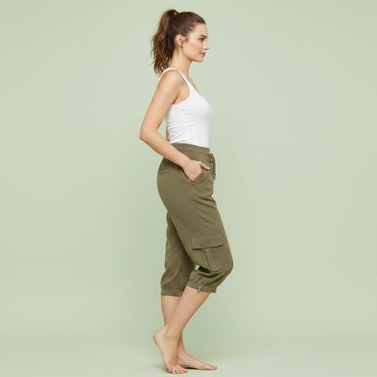 Pantaloni Jana | Pantaloni Donna Casual con Polsini Elastici
